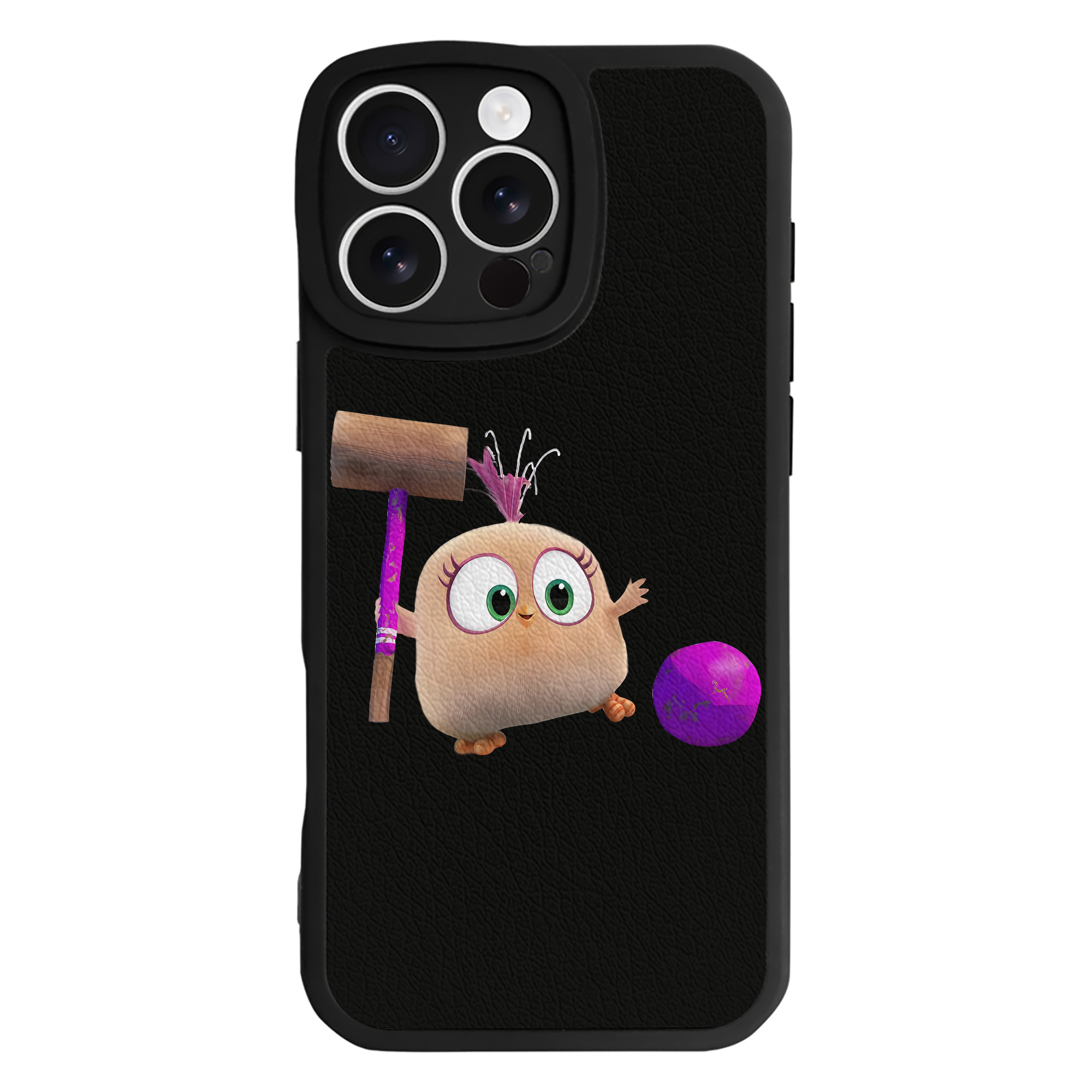 （画像用） Angry Birds アングリーバード 【iPhone 16シリーズ対応】シリコンスマホケース（レザー調） 材質：シリコン